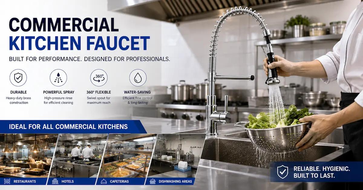 Commercial Kitchen Faucet Manufacturer Guide for Restaurant & Foodservice Projects